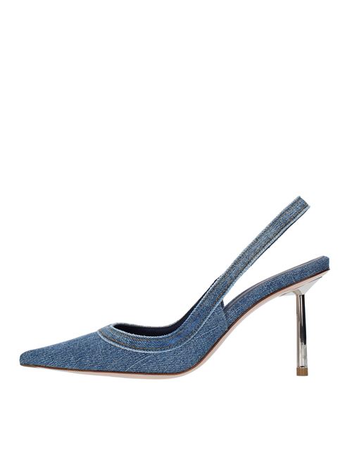 Décolleté Slingback model BELLA in demin fabric LE SILLA | 4245Z080BLU